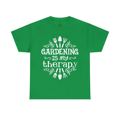 Gardening is my Therapy Shirt for Garden Lover Unisex Heavy Cotton Tee.