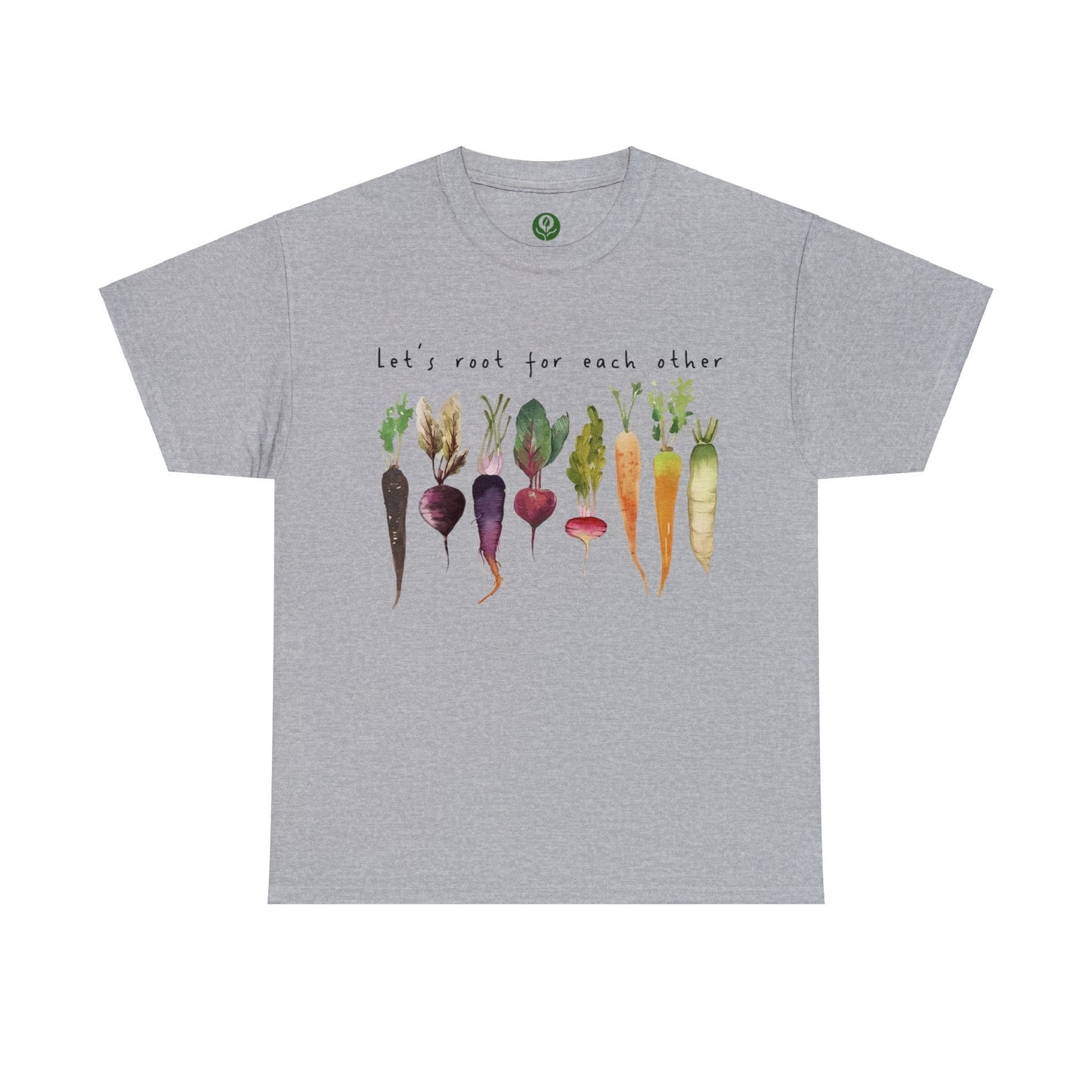 Let's Root For Each Other Unisex Heavy Cotton Tee.