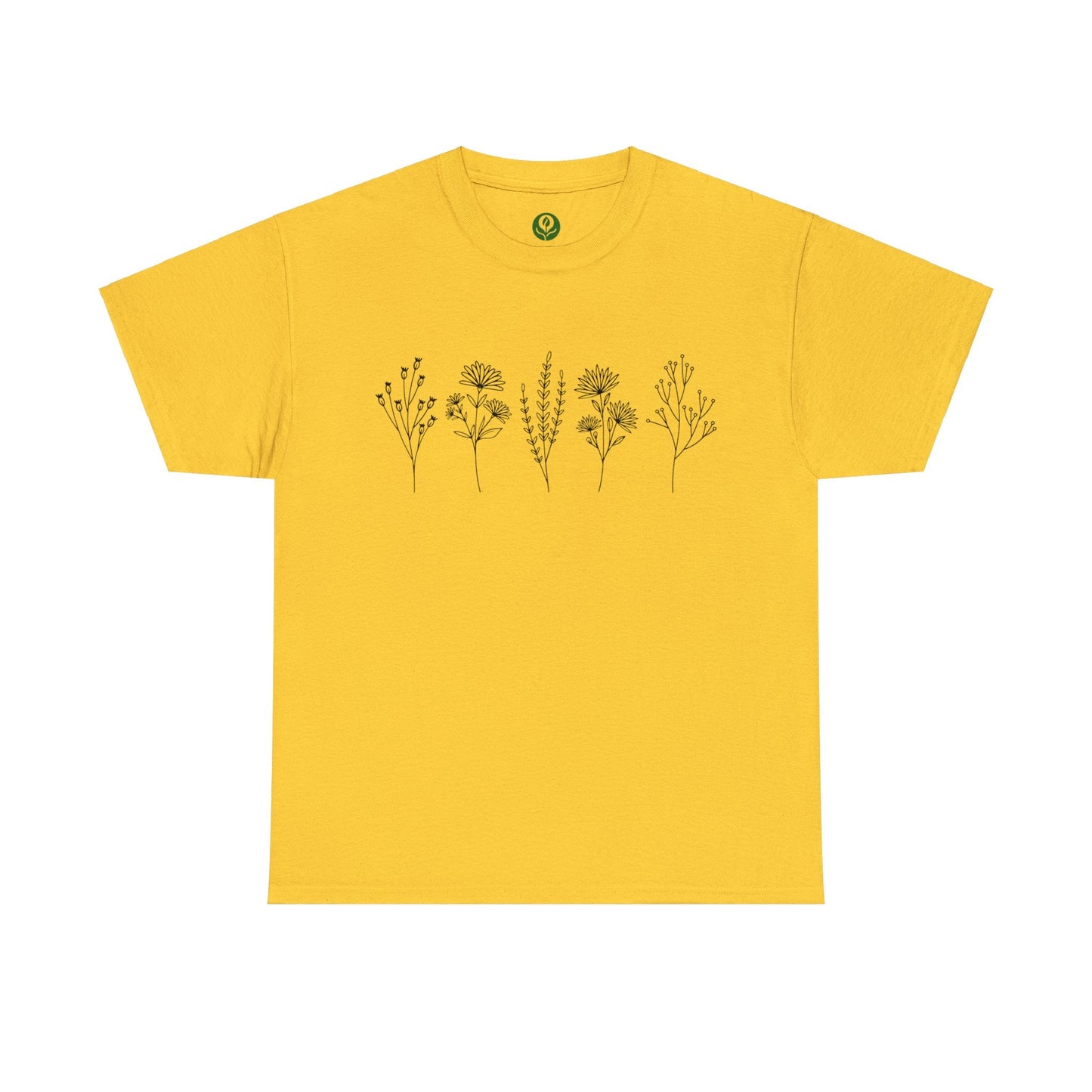 Floral And Plants Flower Shirt for Garden Lover Unisex Heavy Cotton Tee.