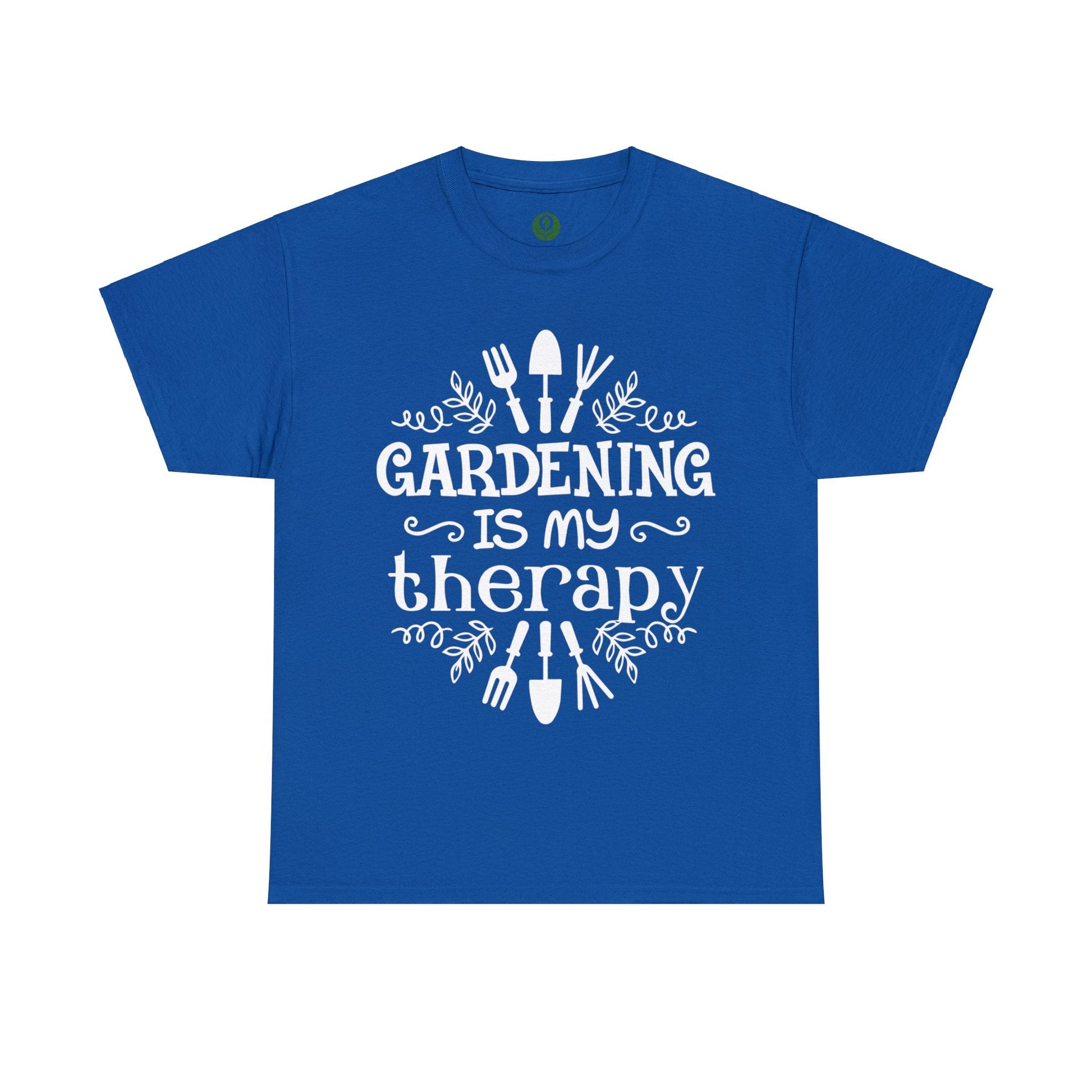 Gardening is my Therapy Shirt for Garden Lover Unisex Heavy Cotton Tee.