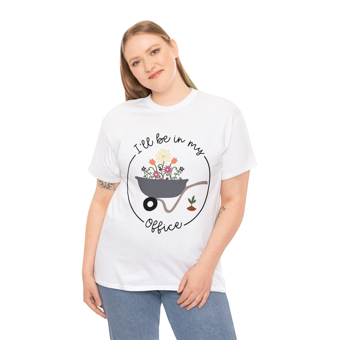 I'll Be In My Office Shirt for Garden Lover Unisex Heavy Cotton Tee.