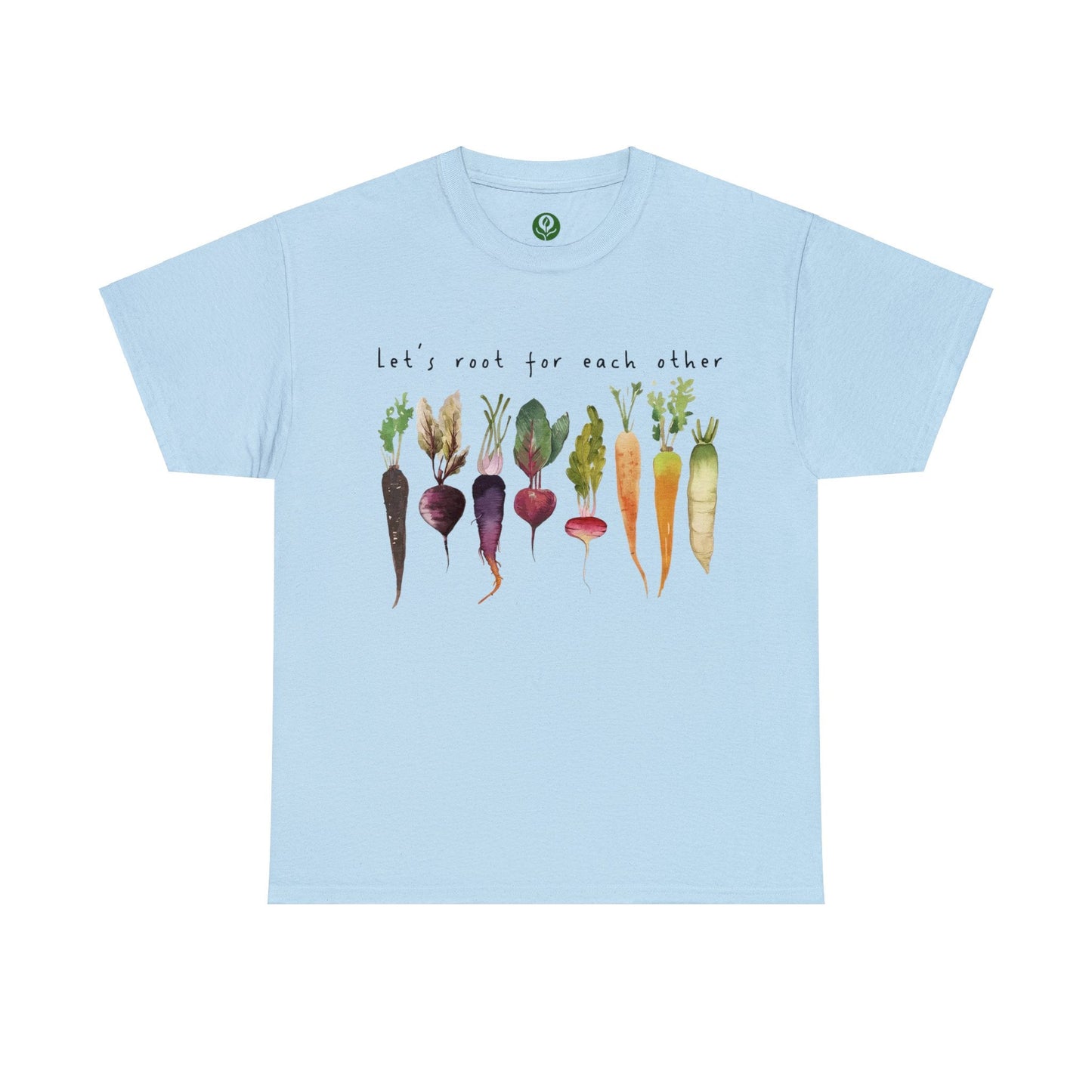 Let's Root For Each Other Unisex Heavy Cotton Tee.