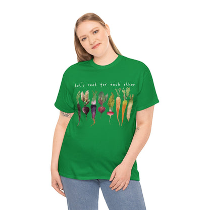 Let's Root For Each Other Unisex Heavy Cotton Tee.