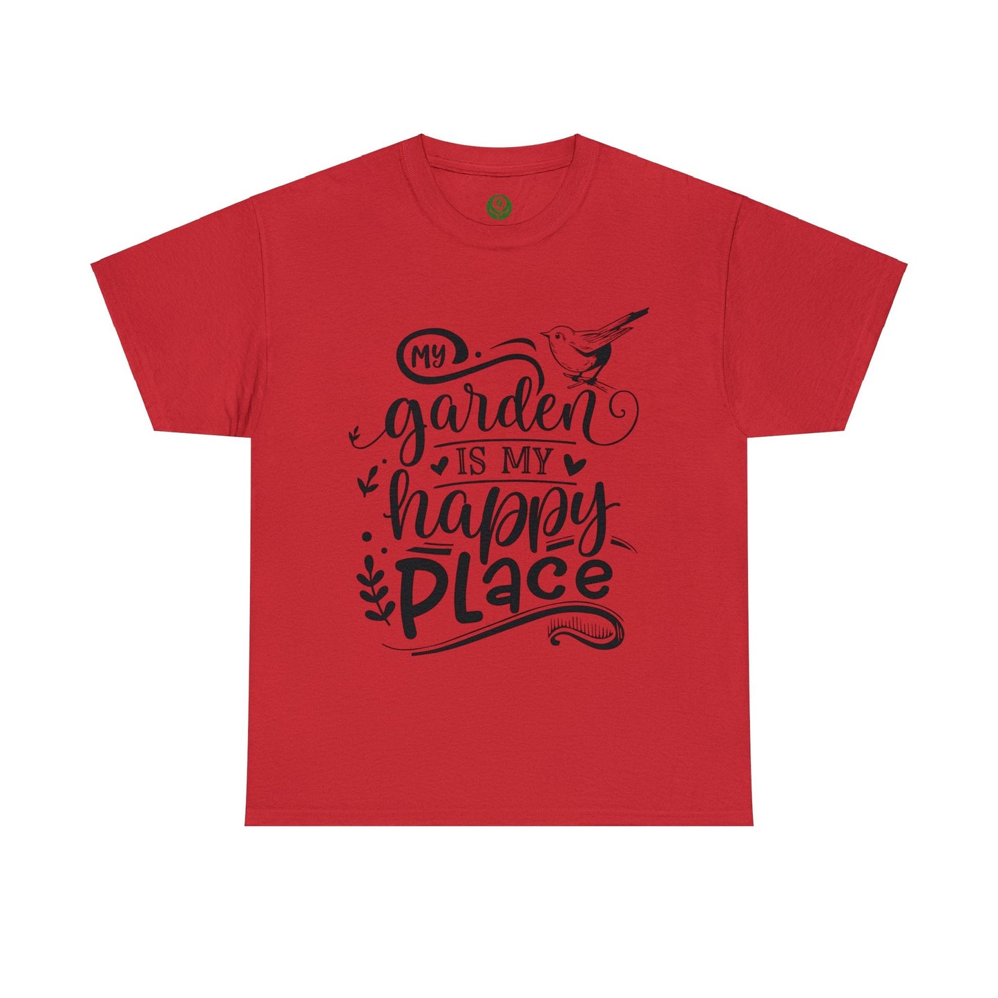 My Garden Is My Happy Place Shirt for Garden Lover Unisex Heavy Cotton Tee.