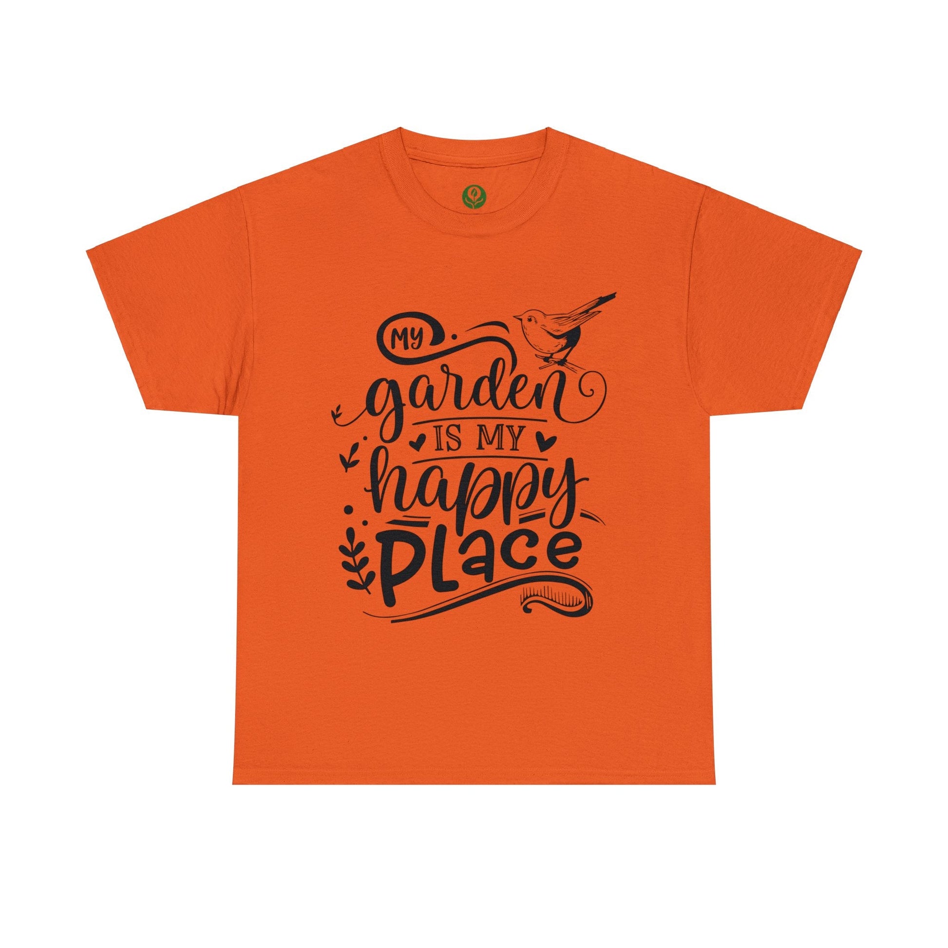 My Garden Is My Happy Place Shirt for Garden Lover Unisex Heavy Cotton Tee.