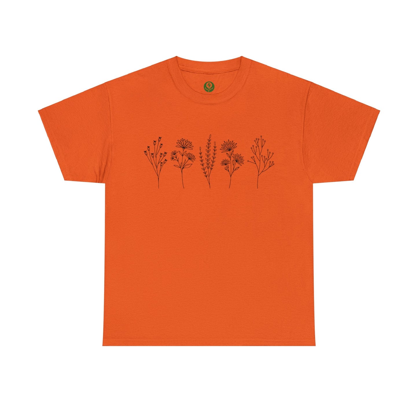 Floral And Plants Flower Shirt for Garden Lover Unisex Heavy Cotton Tee.