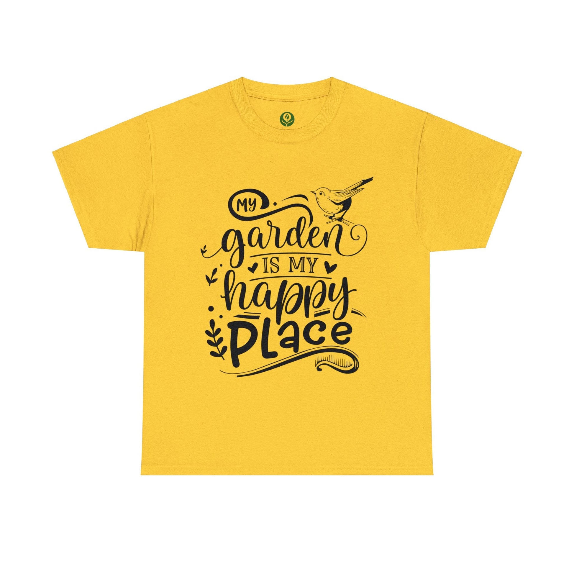 My Garden Is My Happy Place Shirt for Garden Lover Unisex Heavy Cotton Tee.