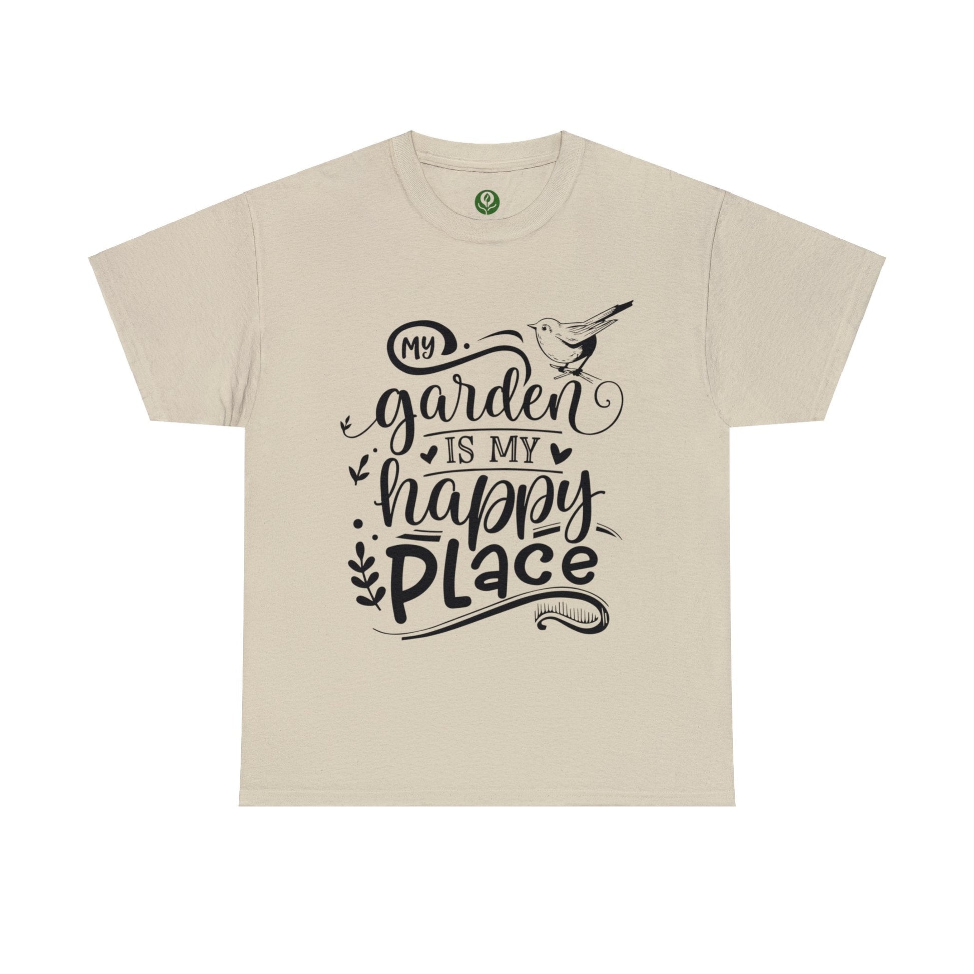 My Garden Is My Happy Place Shirt for Garden Lover Unisex Heavy Cotton Tee.