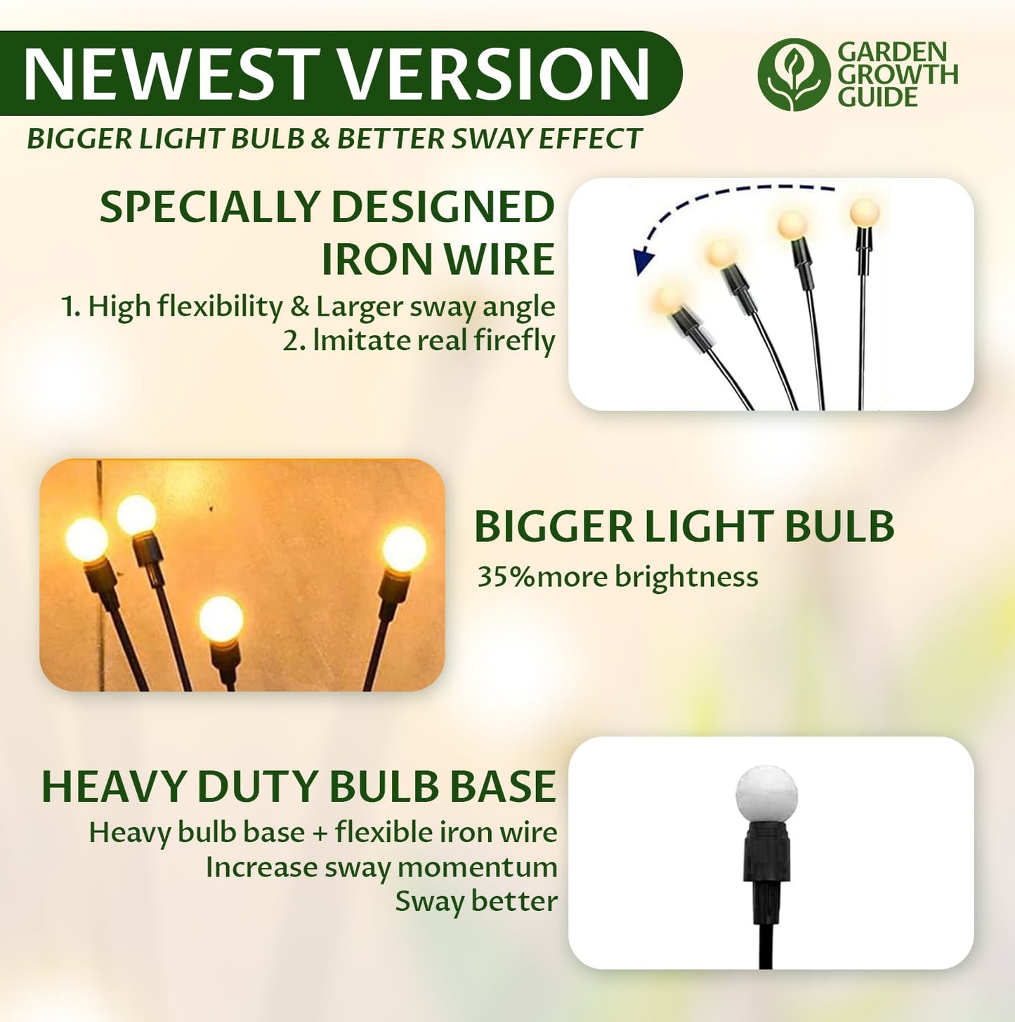 Dancing Firefly Solar Garden Lights