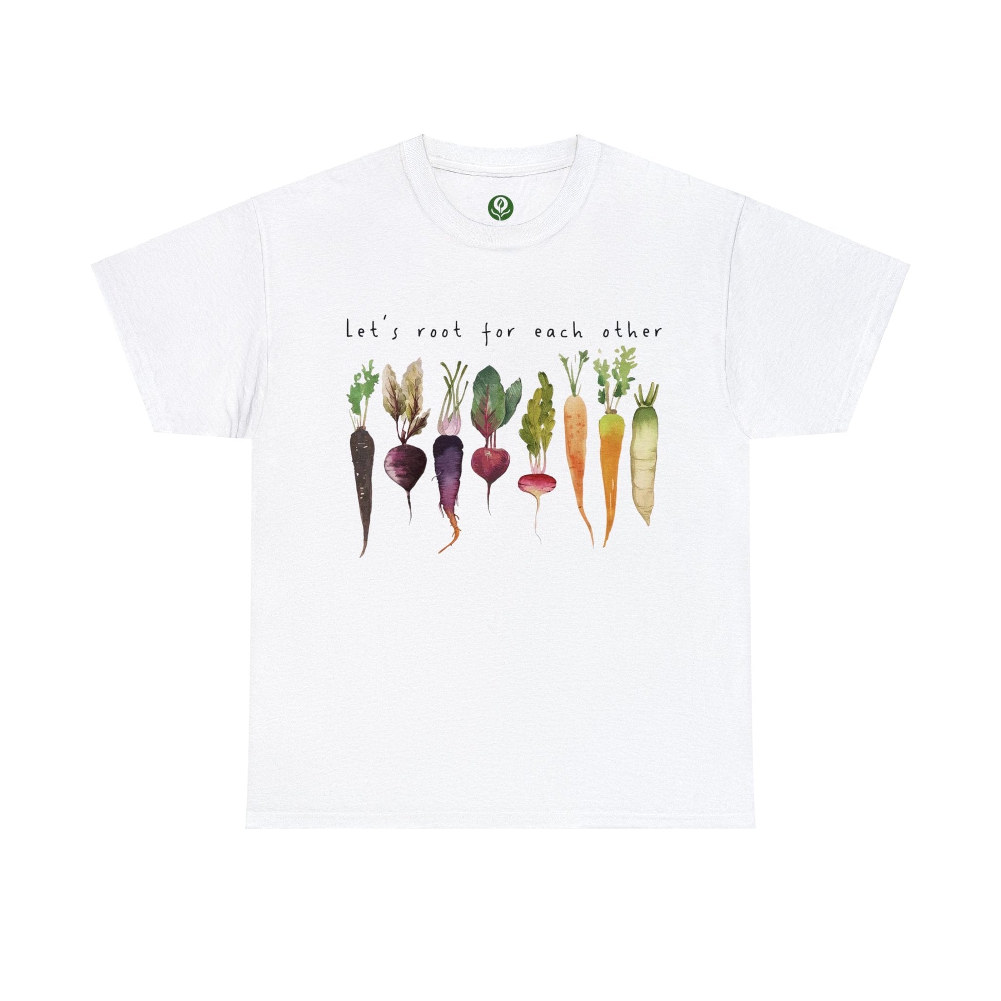 Let's Root For Each Other Unisex Heavy Cotton Tee.