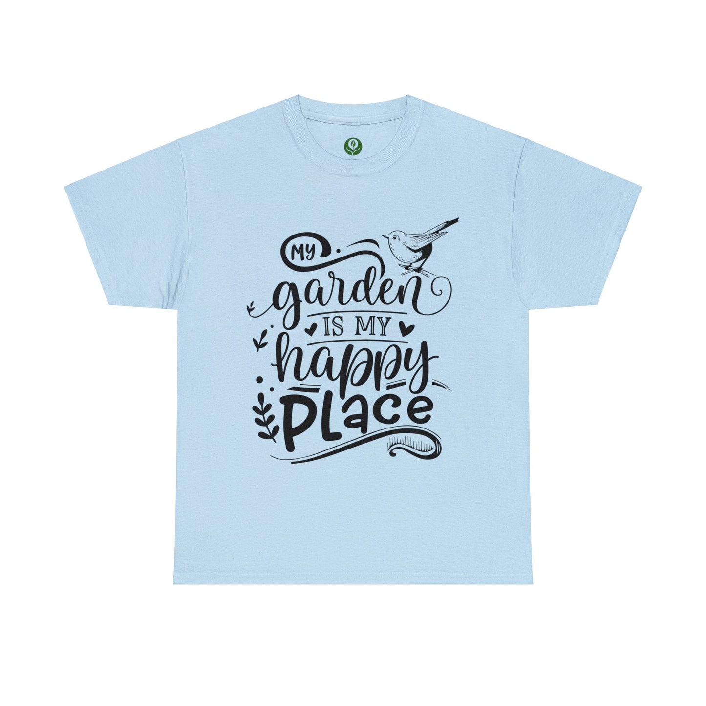 My Garden Is My Happy Place Shirt for Garden Lover Unisex Heavy Cotton Tee.