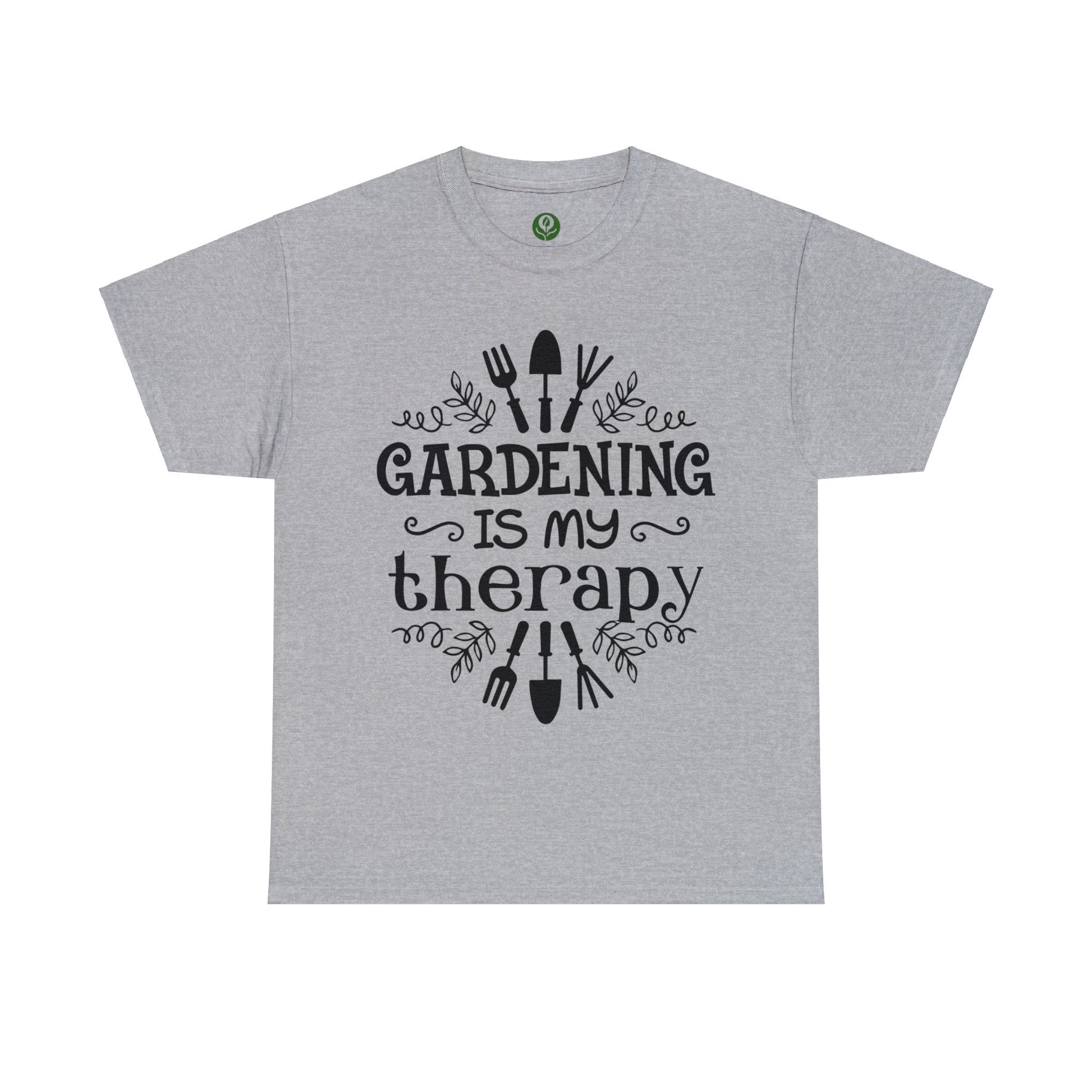 Gardening is my Therapy Shirt for Garden Lover Unisex Heavy Cotton Tee.