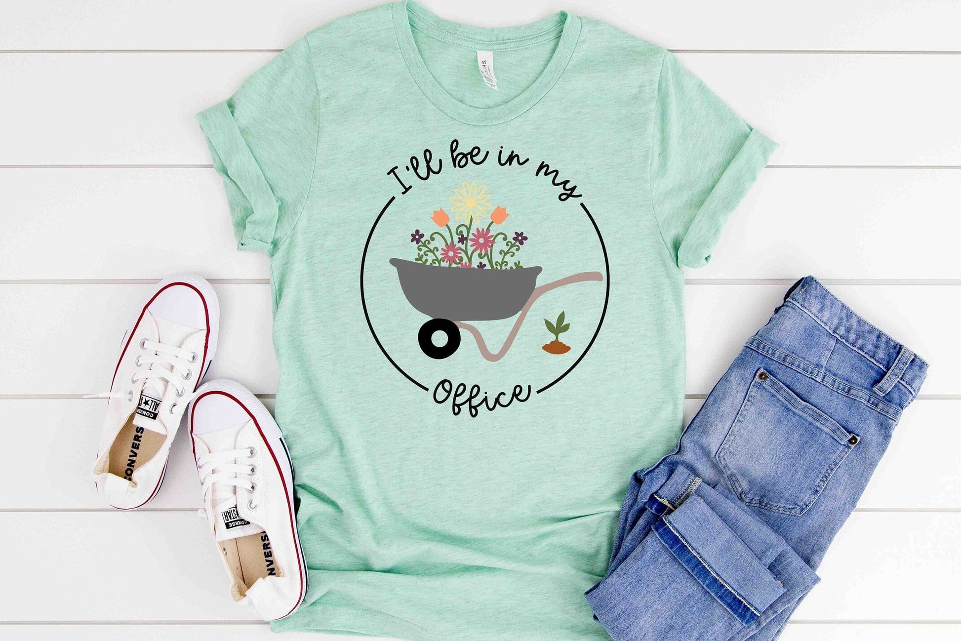 I'll Be In My Office Shirt for Garden Lover Unisex Heavy Cotton Tee.