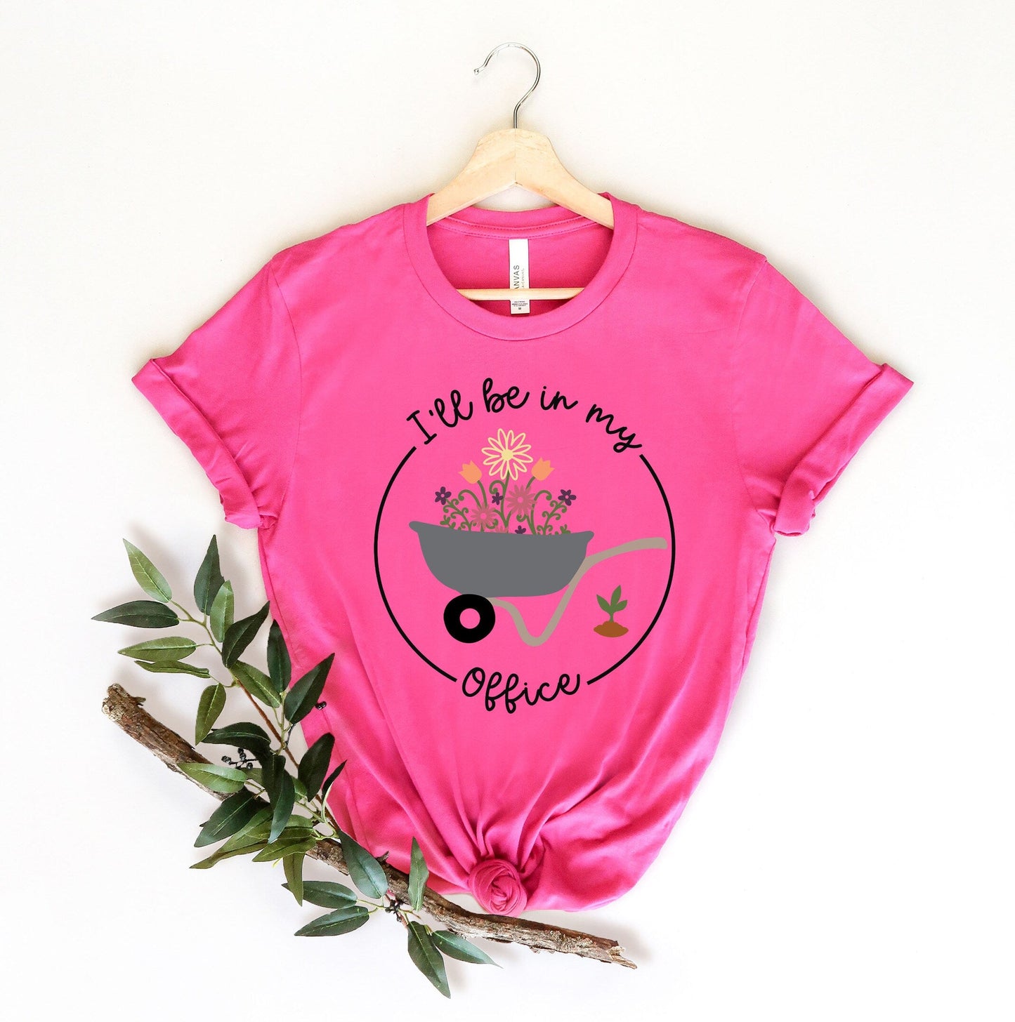 I'll Be In My Office Shirt for Garden Lover Unisex Heavy Cotton Tee.