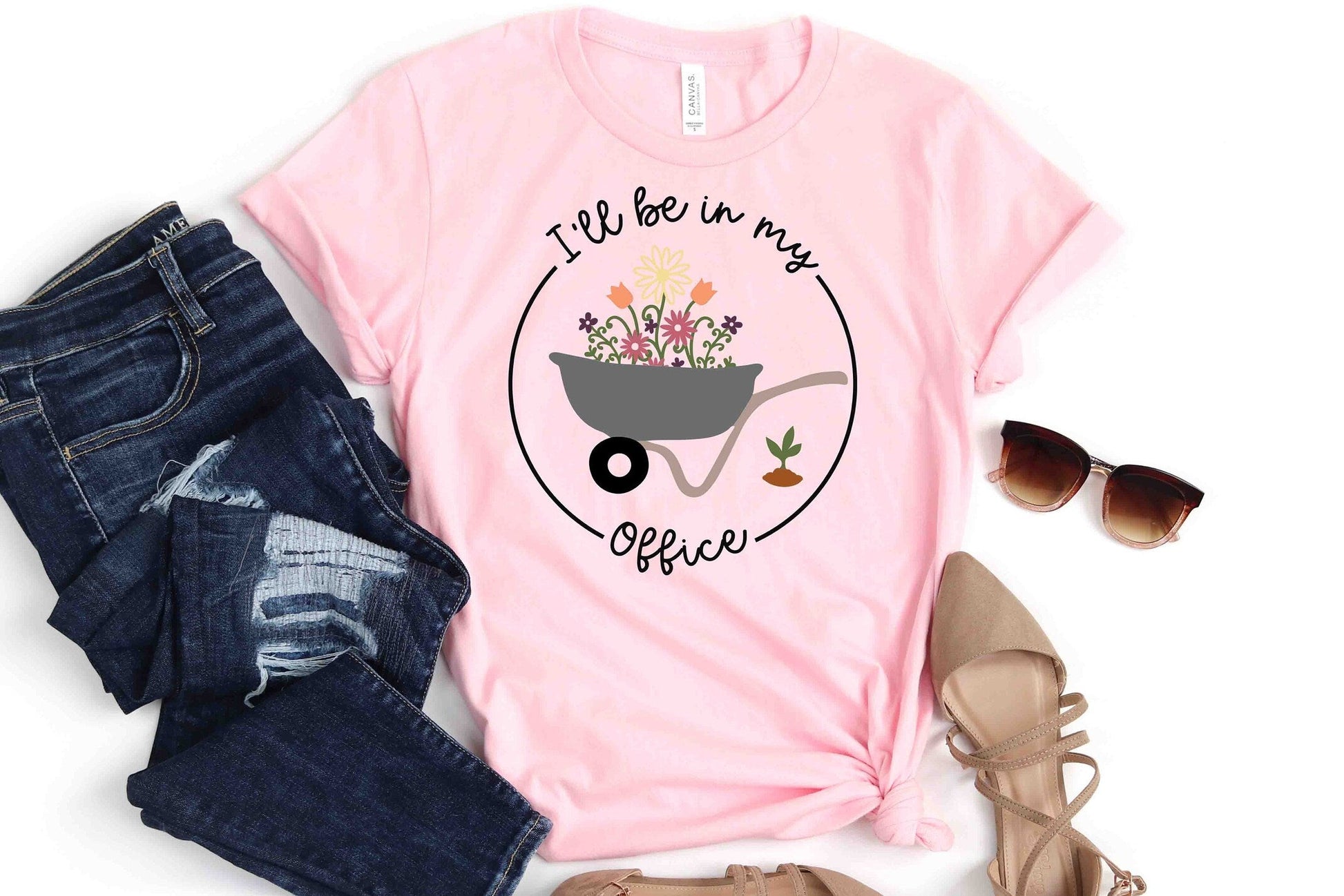 I'll Be In My Office Shirt for Garden Lover Unisex Heavy Cotton Tee.